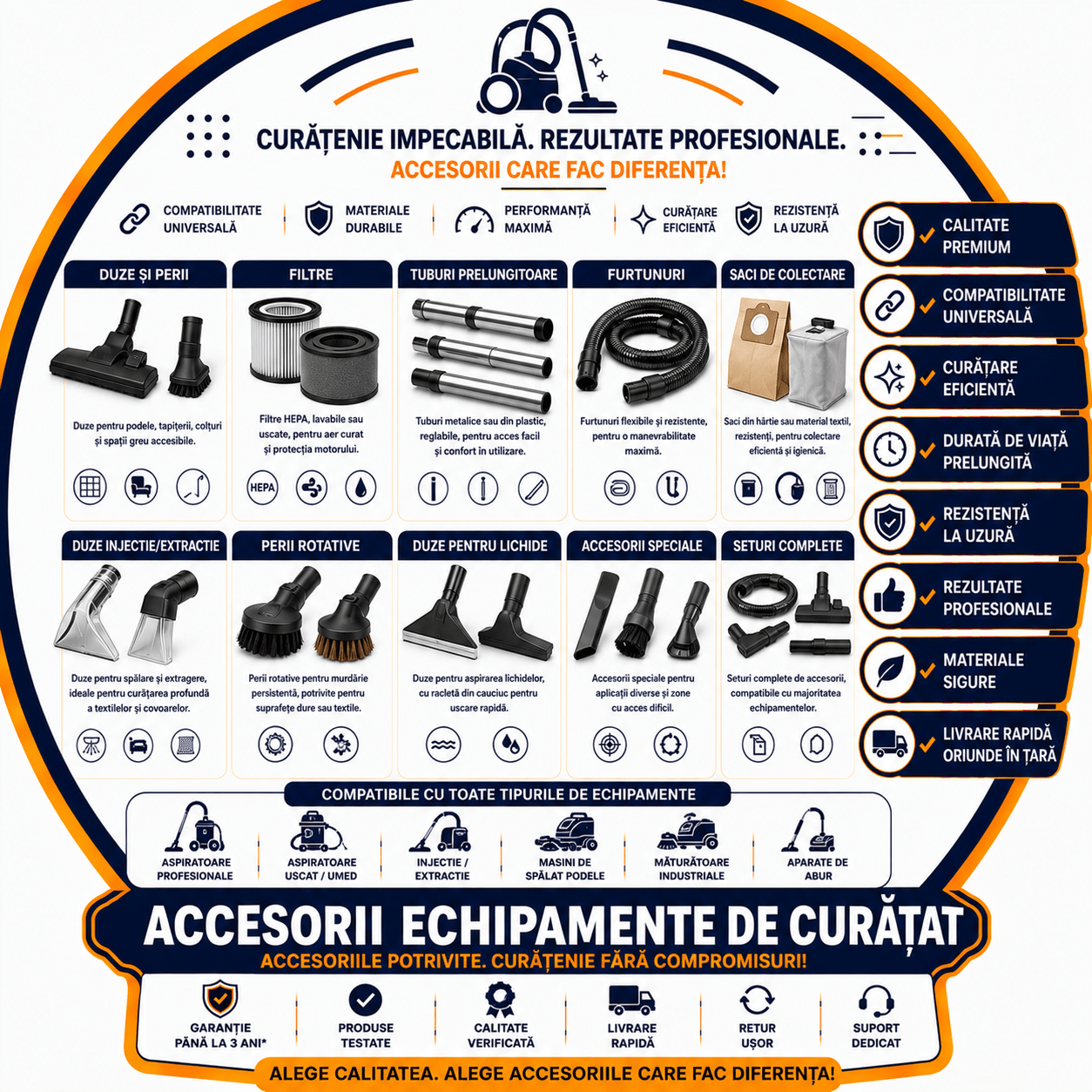 Accesorii echipamente de curatat - revizieautomoto.ro