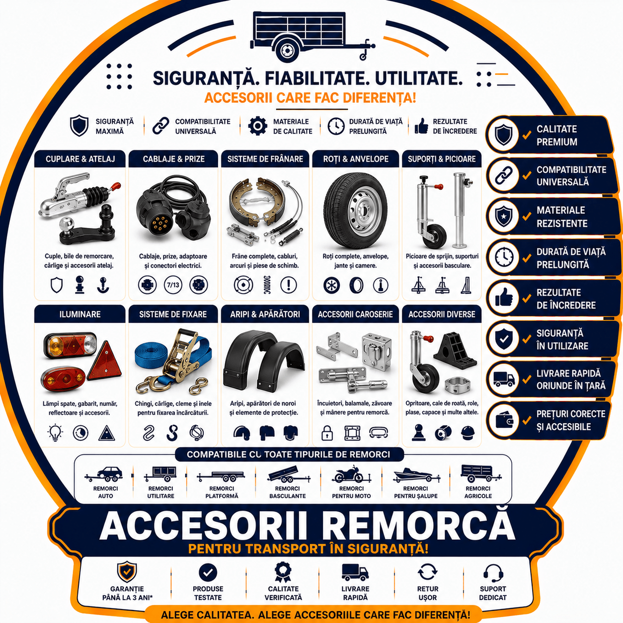 Accesorii remorca - revizieautomoto.ro