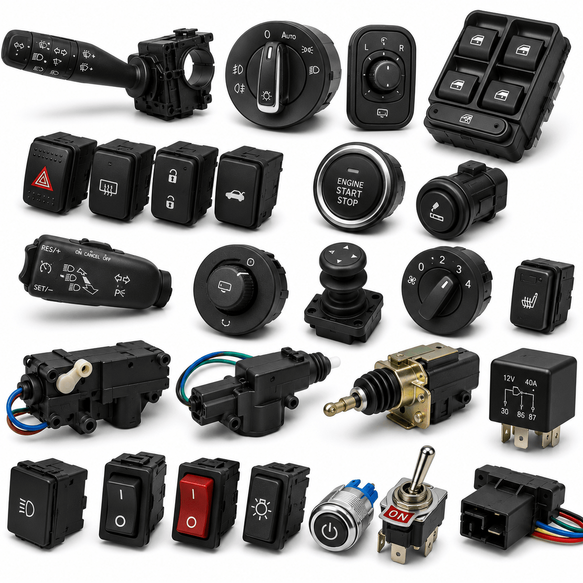 Electrice & Iluminat — Actionari si comutatoare - revizieautomoto.ro