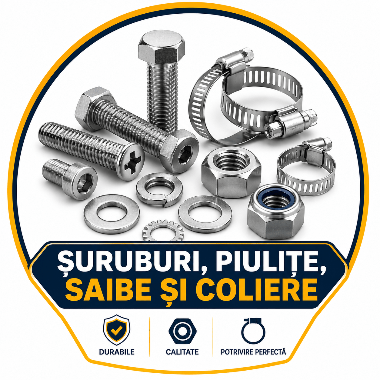 Suruburi, piulite, saibe si coliere - revizieautomoto.ro