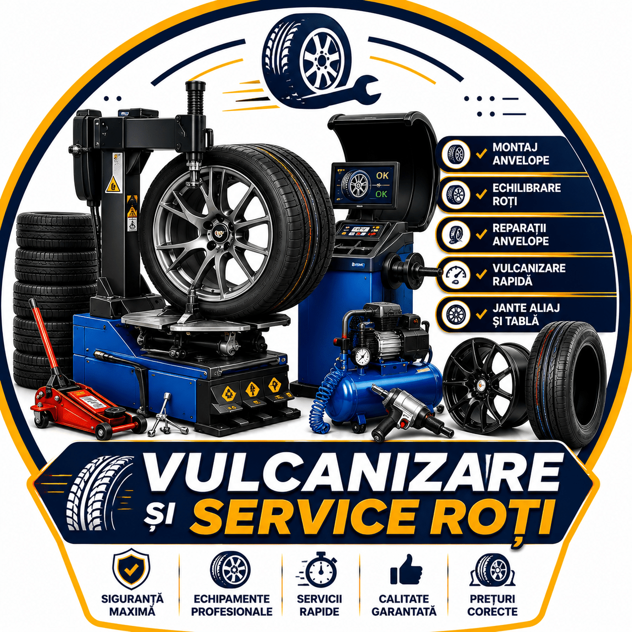 Vulcanizare si service roti - revizieautomoto.ro
