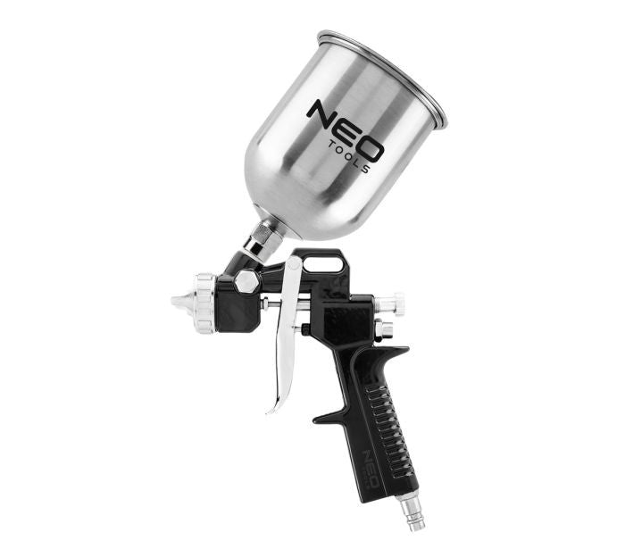 Set pistol 5 piese cu pistol de pulverizare cu cupă superioară Neo Tools - 14699