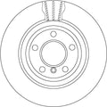 Disc frana DF6617S TRW