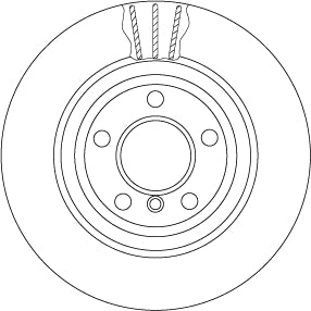 Disc frana DF6617S TRW