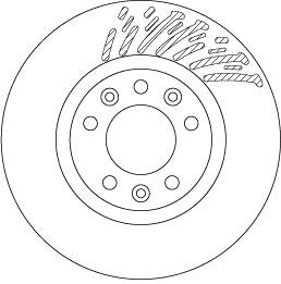Disc frana DF6657 TRW