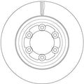 Disc frana DF6736S TRW