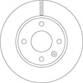 Disc frana DF6783 TRW