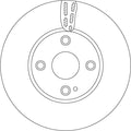 Disc frana DF6793 TRW