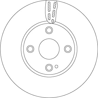 Disc frana DF6793 TRW