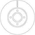 Disc frana DF6898 TRW