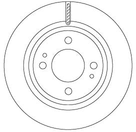 Disc frana DF6908 TRW