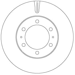 Disc frana DF7827S TRW