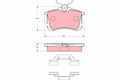 set placute frana,frana disc GDB1416 TRW