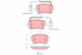 set placute frana,frana disc GDB1508 TRW