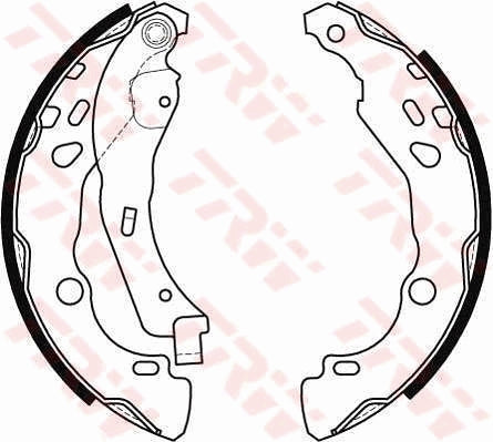 Set saboti frana TRW GS8455
