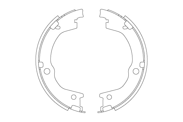 Set saboti frana, frana de mana GS8829 TRW