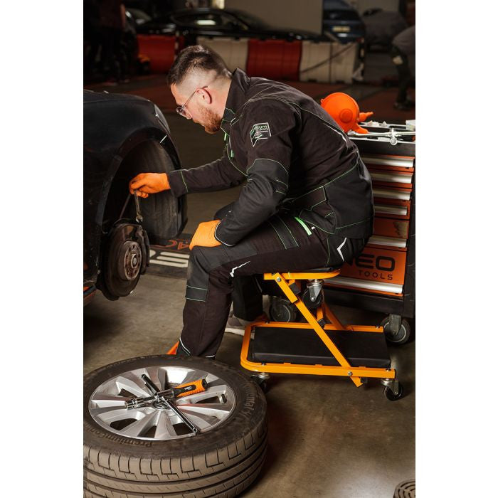 Platforma service din oțel  2 in 1 platforma/scaun mobil pliabil Neo Tools - 116011