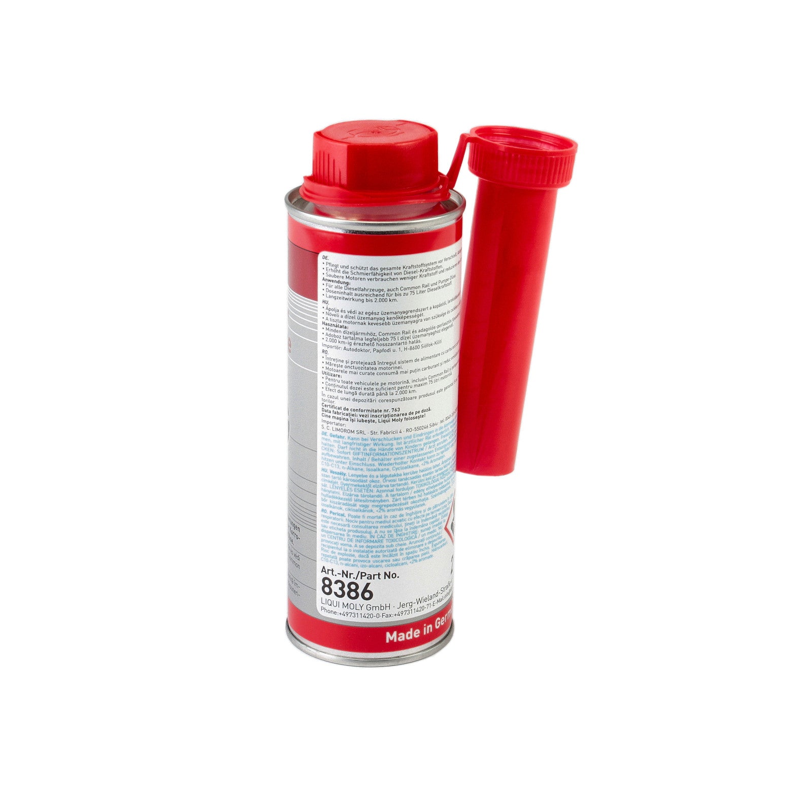 Aditiv motorină Liqui Moly întreținere sistem injecție diesel 250 ml ●Cod echivalent 8372● - 8386