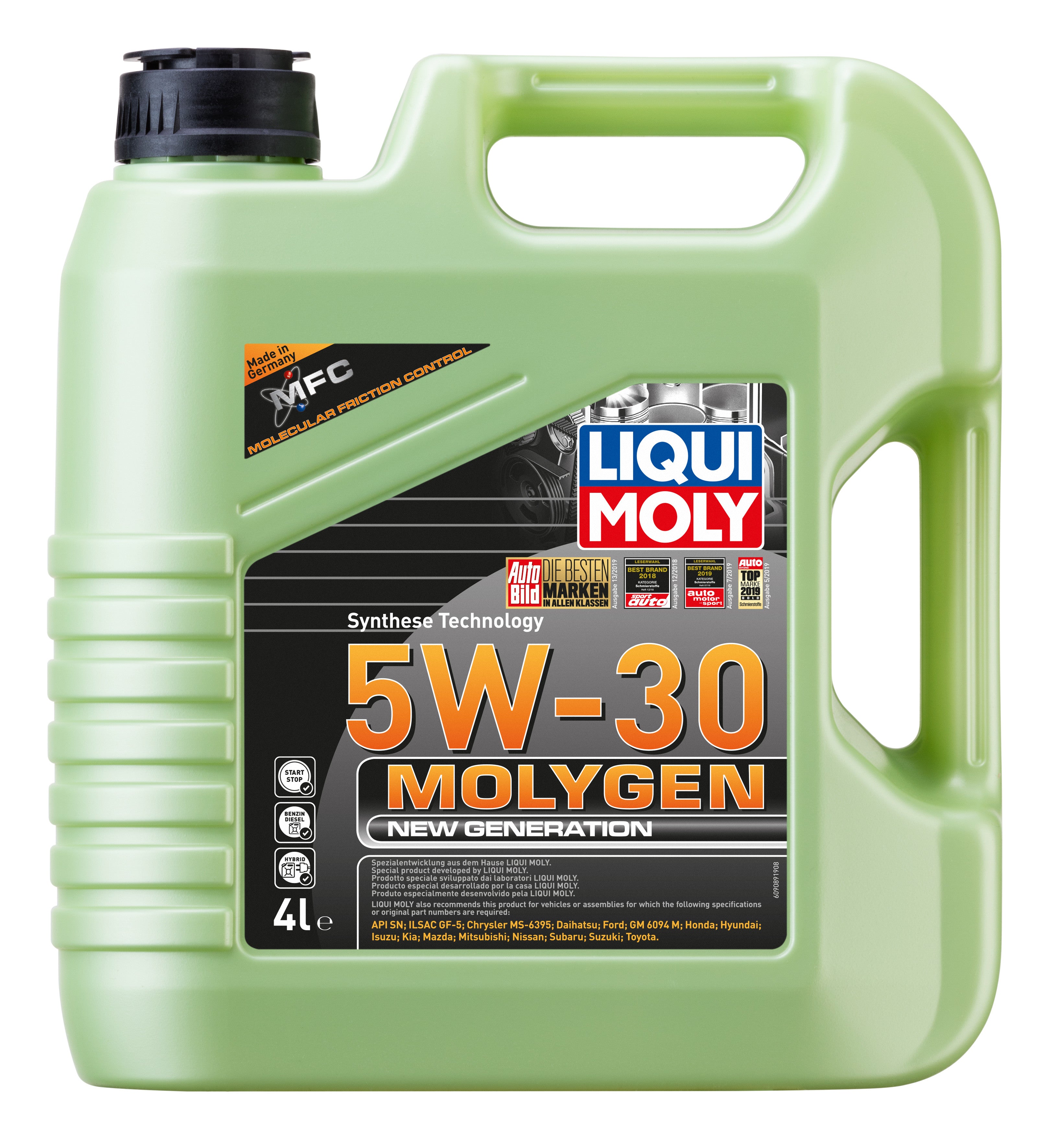 Ulei motor Liqui Moly Molygen New Generation 5W30 (9089) 4L - 11647875