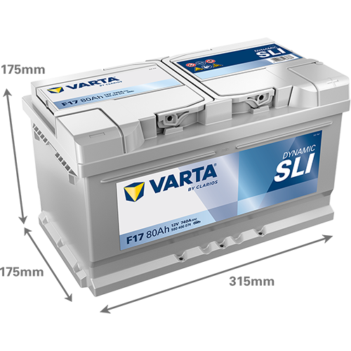 Acumulator Varta SLI Dynamic 80 Ah - 580406074K262