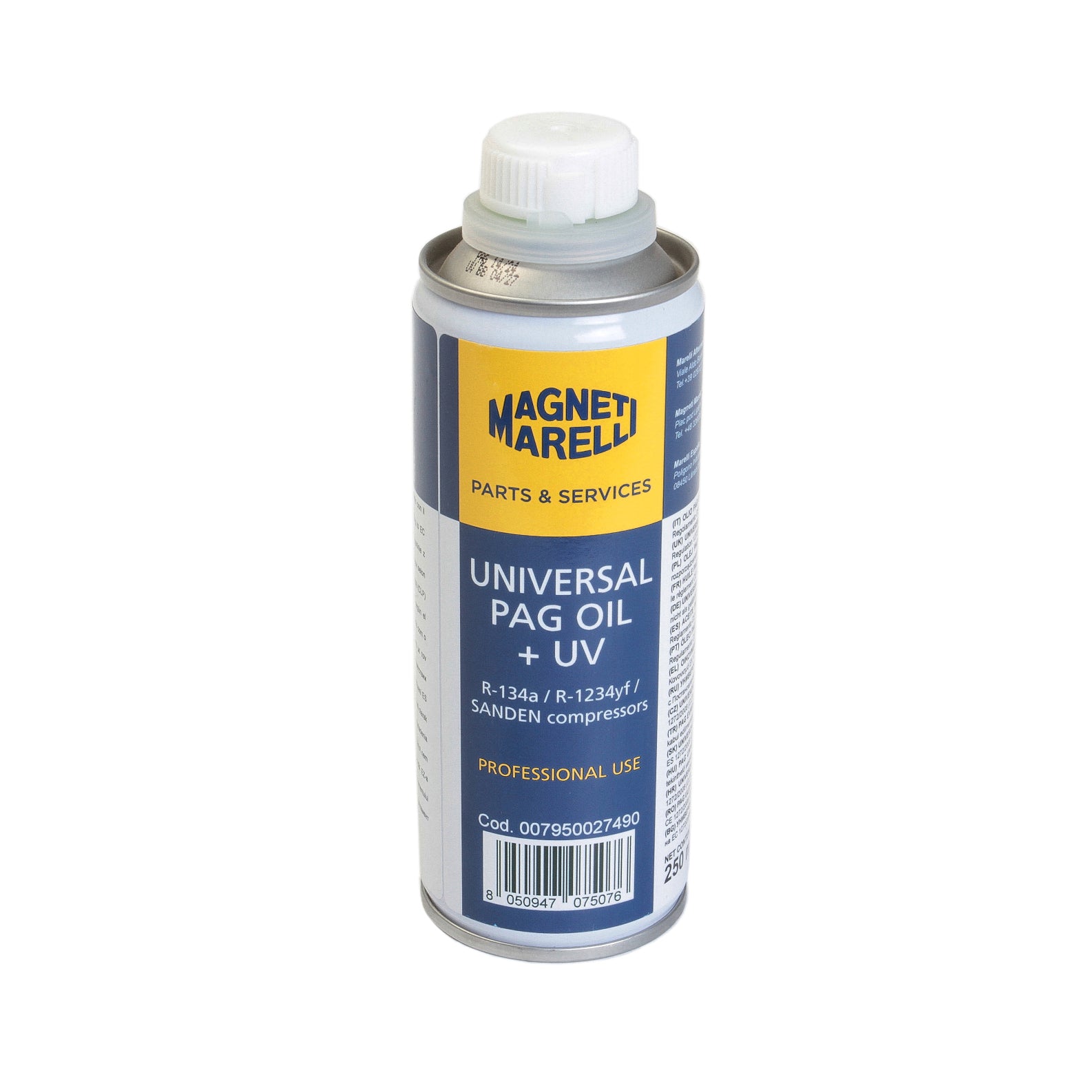 Ulei universal compresor clima pentru vehicule hibride R1234a / R1234yf  / Hybrid/ EV Sanden 250 ml - 007950027490