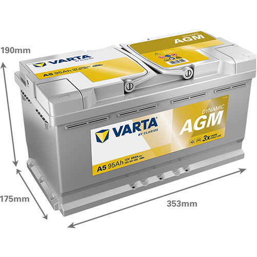 Acumulator Varta Silver  Dynamic AGM XEV A5 95 Ah - 595901085K262