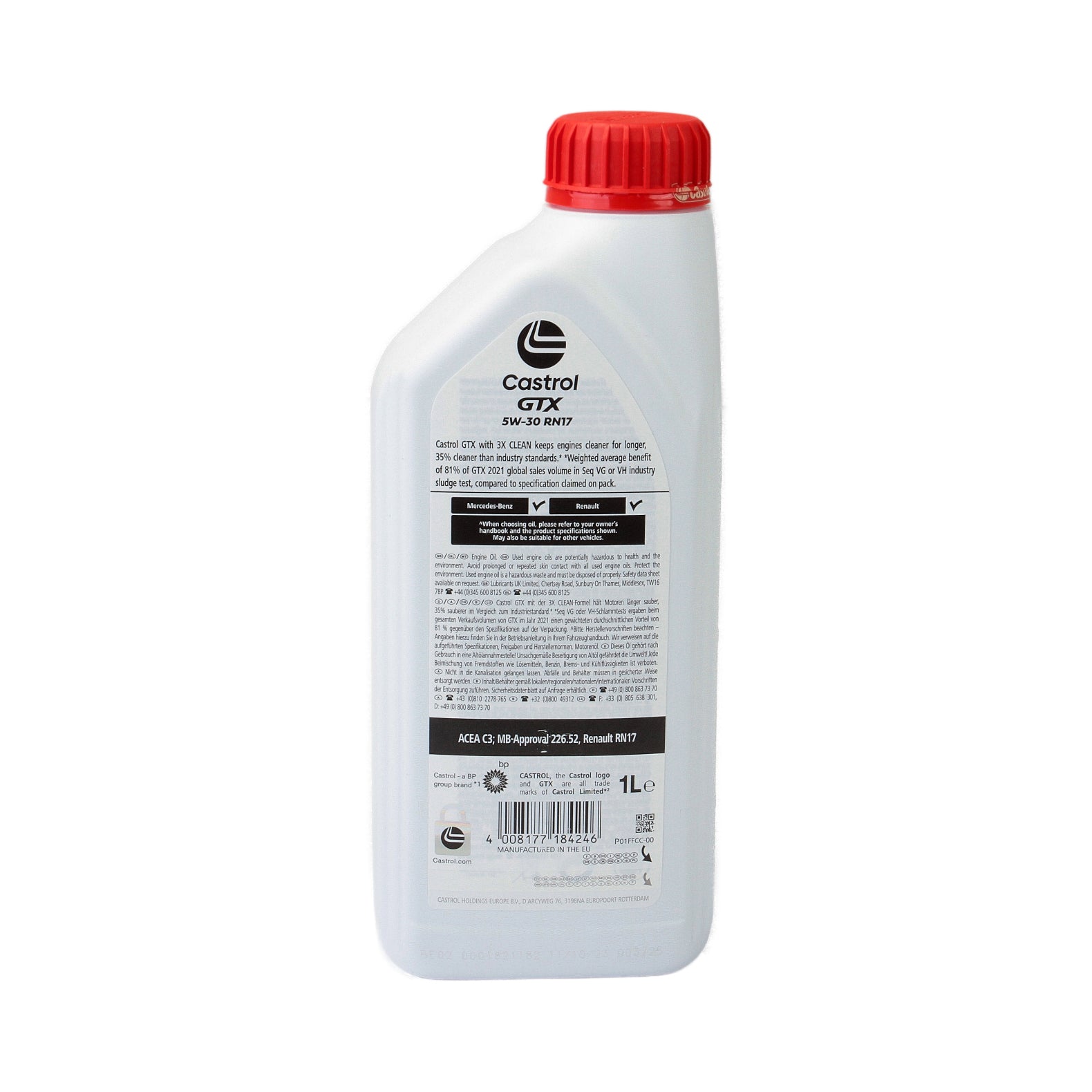 Ulei motor Castrol GTX 5W30 RN17 1L - 12182413