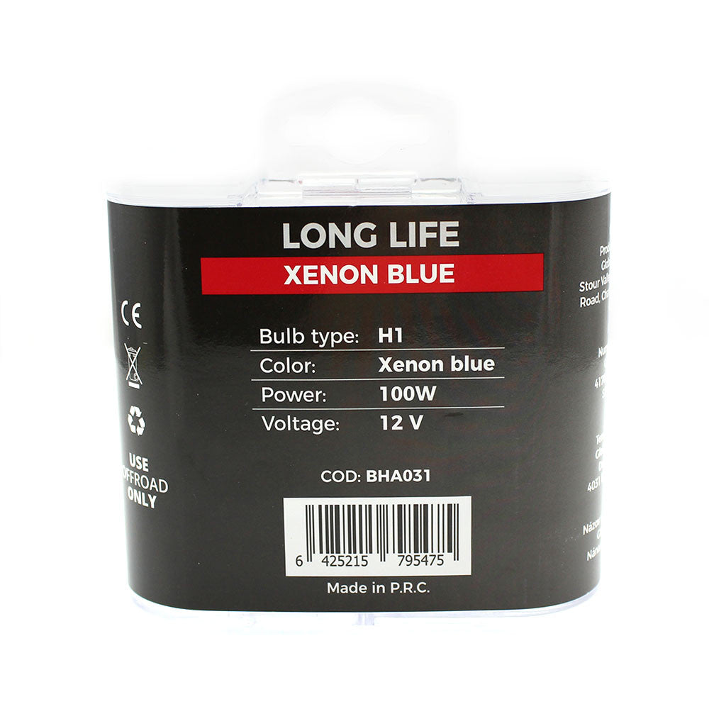 Bec MTR H1 12V 100W + 110% intensitate Alb Xenon Carguard - BHA031