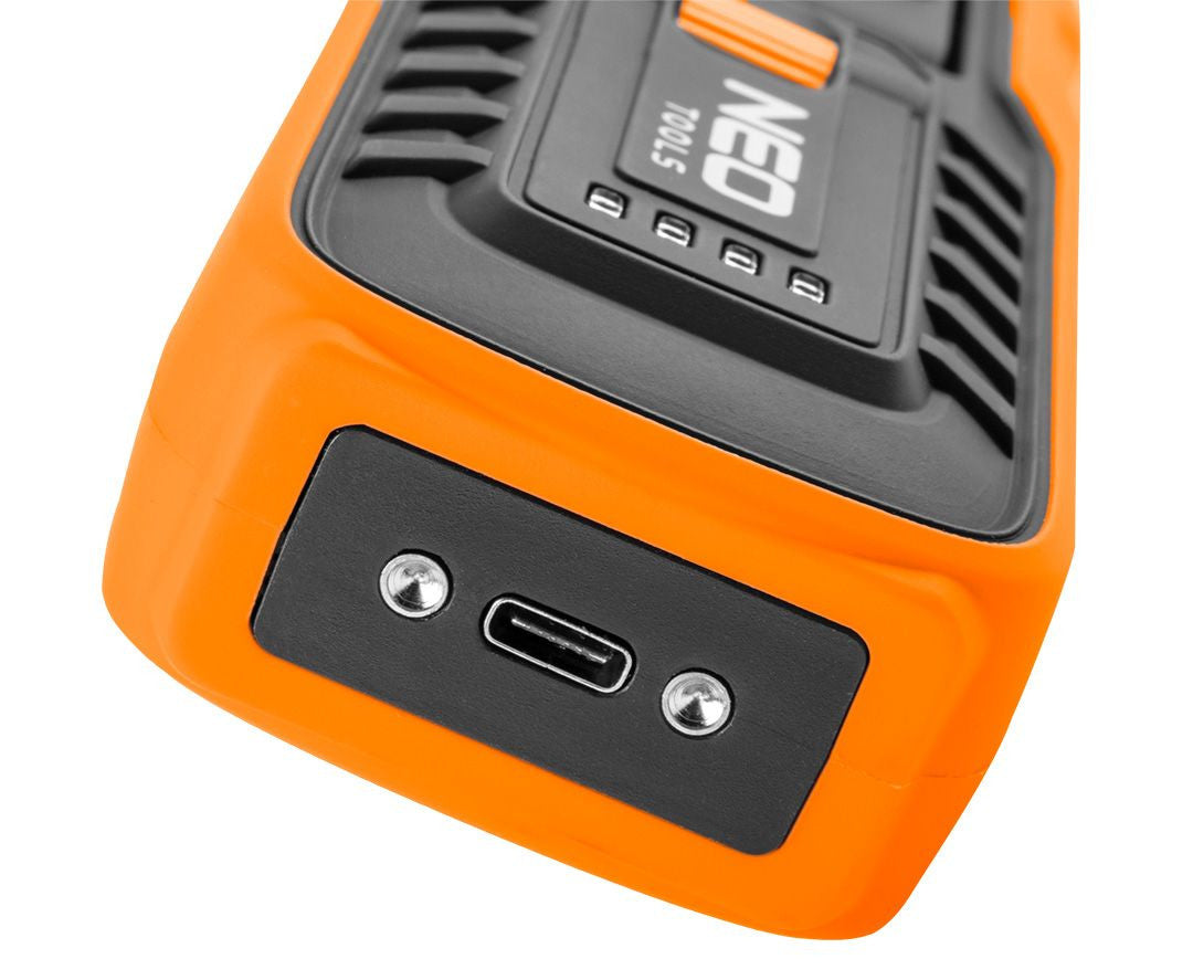 Lampa de atelier reincarcabila, 3.7V Li-Ion, 500 lm COB + Tubulara + incarcator Neo Tools - 99065