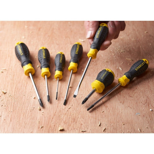 Șurubelniță evazată STANLEY® CUSHION GRIP™ 5,5 mm x 100 mm - STHT161460
