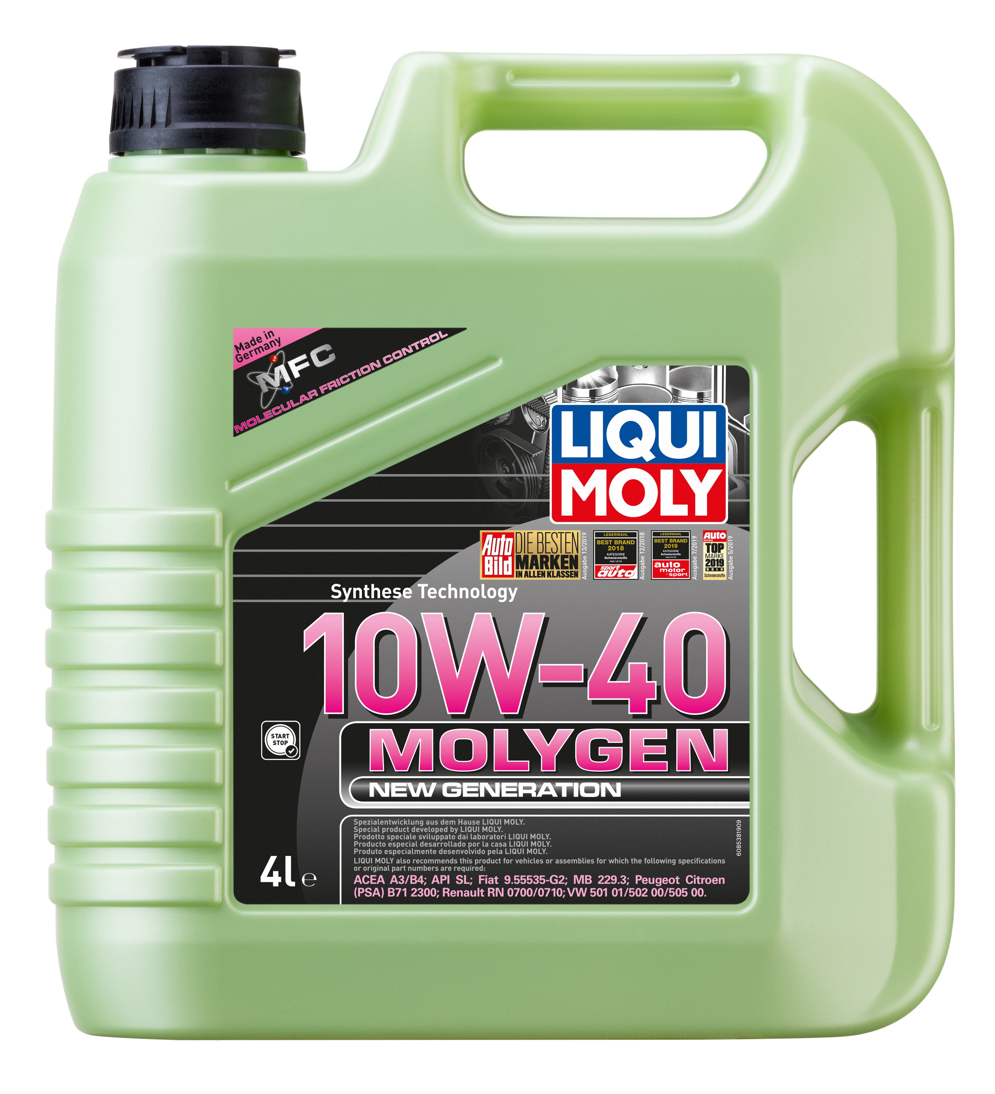 Ulei motor Liqui Moly Molygen New Generation 10W40 (8538) 4L - 11647858
