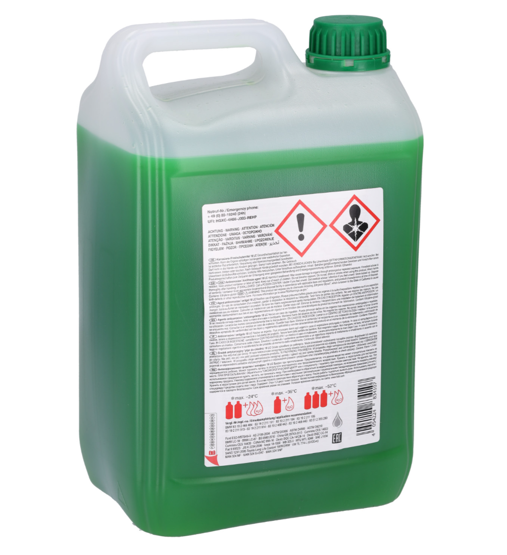 Antigel concentrat Febi Verde 18 LC 5L - 183410