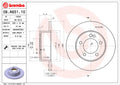 Disc frana 08.A651.10 BREMBO