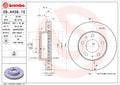 Disc frana 09.A458.10 BREMBO