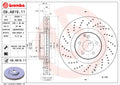 Disc frana 09.A819.11 BREMBO