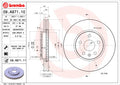 Disc frana 09.A971.11 BREMBO