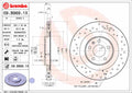 Disc frana 09.B969.1X BREMBO