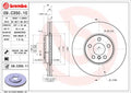 Disc frana 09.C350.11 BREMBO