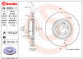 Disc frana 09.E022.11 BREMBO