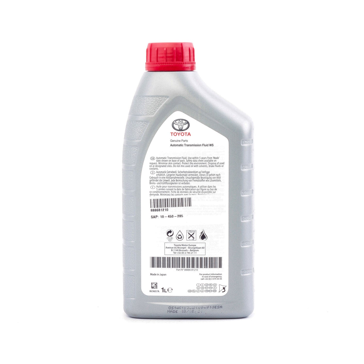 Ulei cutie viteze automată Toyota ATF WS 1L - 0888681210