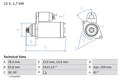 Electromotor BOSCH 0 986 020 260