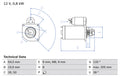 starter 0 986 024 210 BOSCH