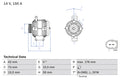 Generator / Alternator 0 986 047 910 BOSCH