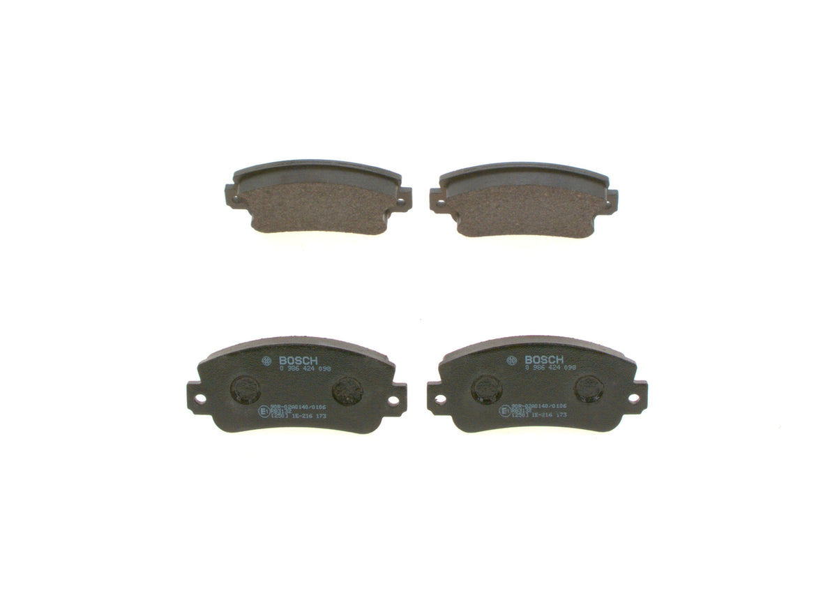 set placute frana,frana disc 0 986 424 098 BOSCH