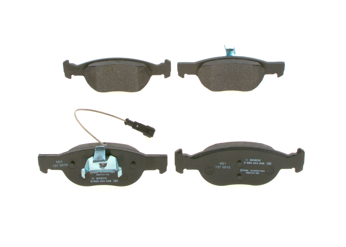 set placute frana,frana disc 0 986 424 246 BOSCH