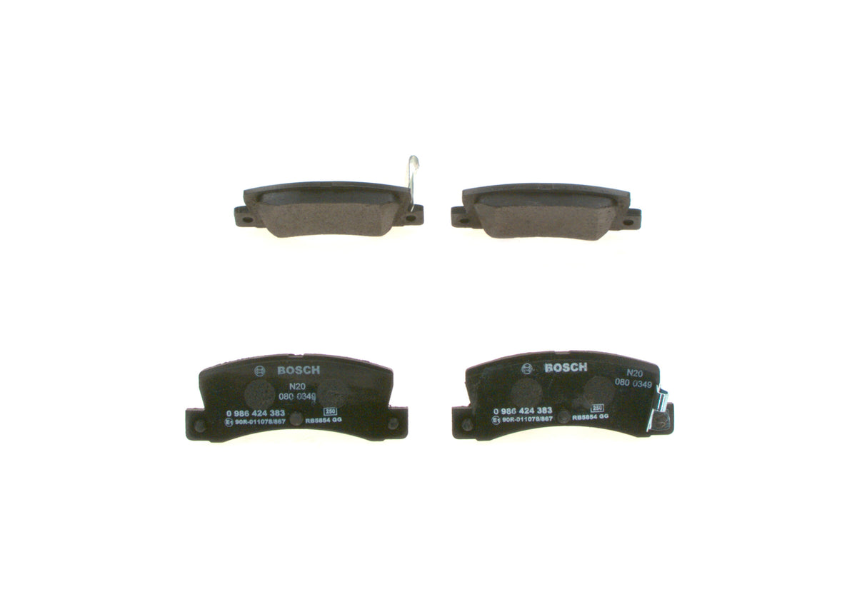 set placute frana,frana disc 0 986 424 383 BOSCH