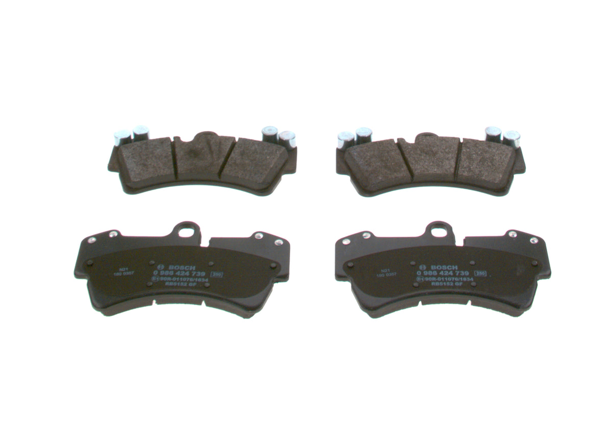 set placute frana,frana disc 0 986 424 739 BOSCH