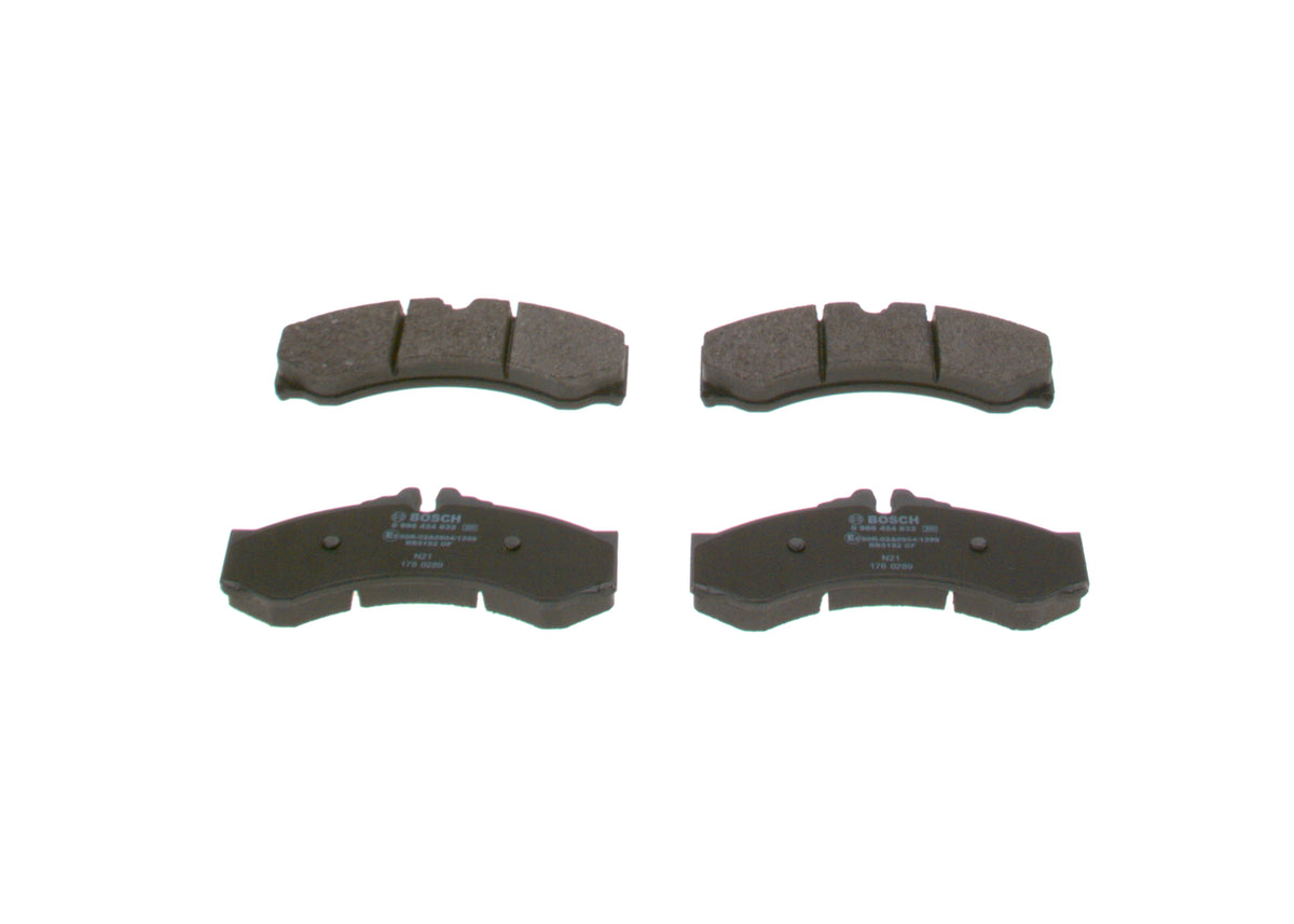 set placute frana,frana disc 0 986 424 832 BOSCH