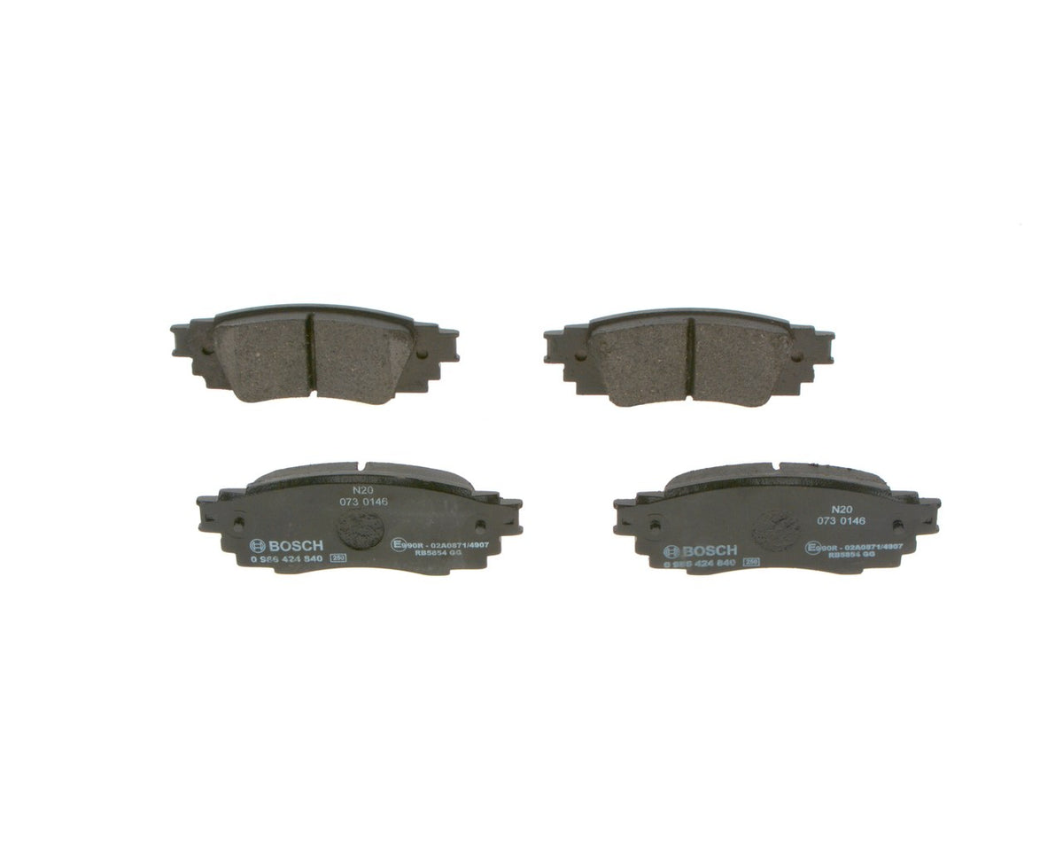 set placute frana,frana disc 0 986 424 840 BOSCH