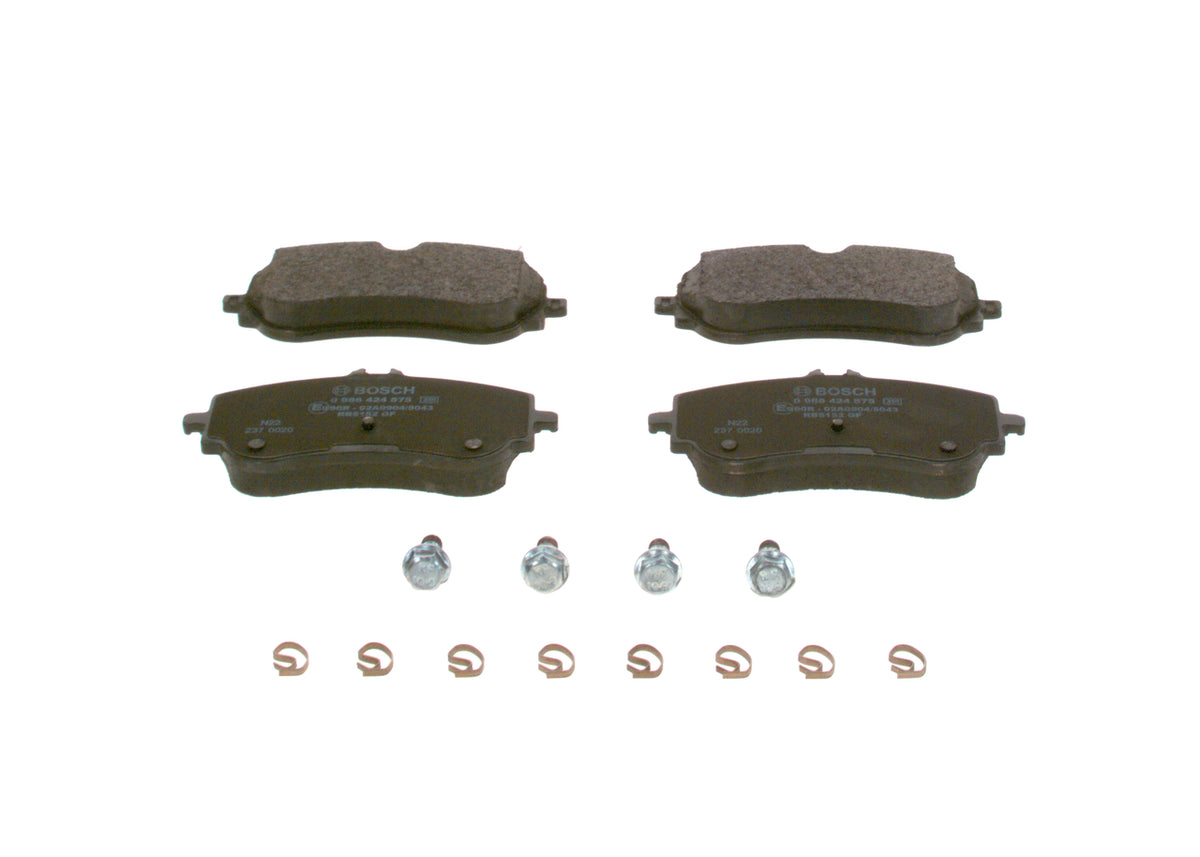 set placute frana,frana disc 0 986 424 875 BOSCH